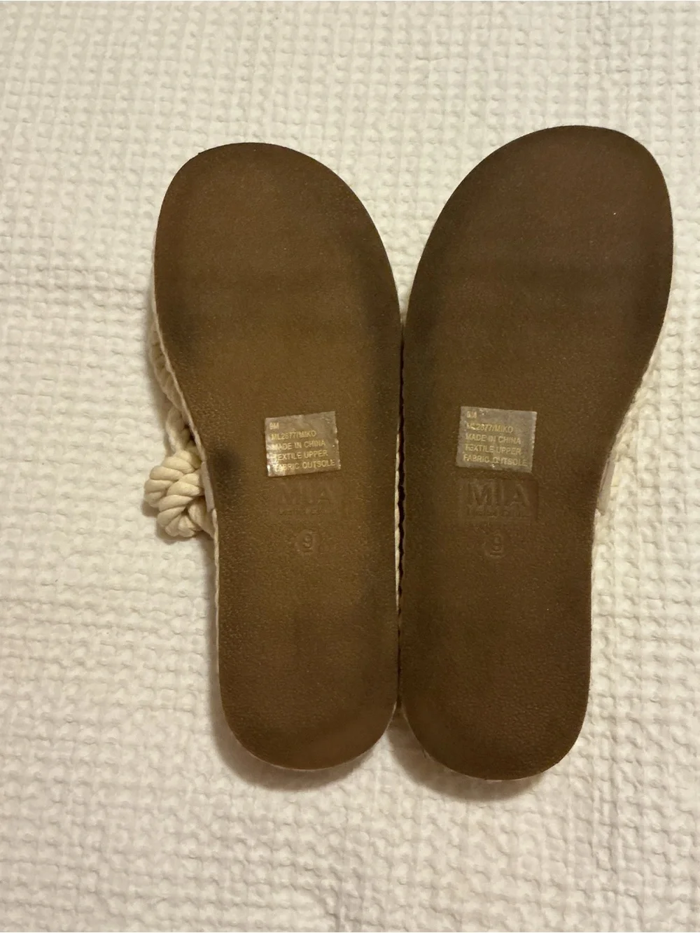 MIA   Miko Rope Slide Sandals